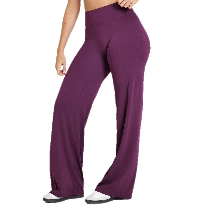 Women’s Mid-Rise Straight Leg Yoga Pants Naked Feel