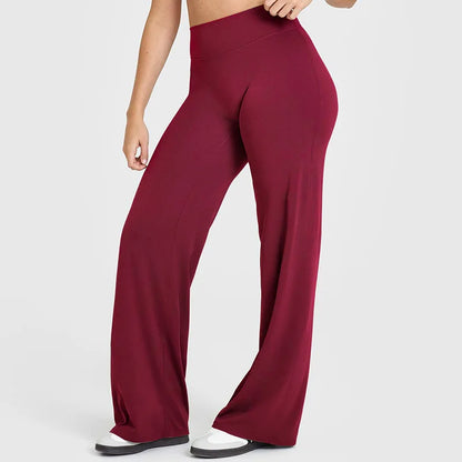 Women’s Mid-Rise Straight Leg Yoga Pants Naked Feel